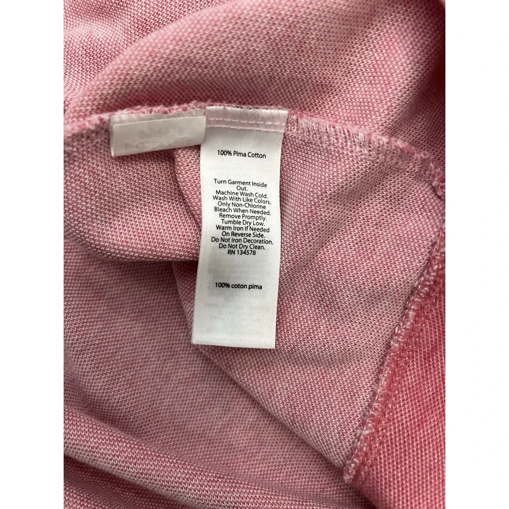 Vineyard Vines Saltwater 1/4 Zip Pullover Mens 4XB Sailor Red Pima Cotton Whale